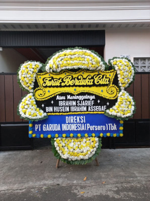Papan Bunga Duka di Poyowa Besar Satu