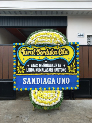 Papan Bunga Duka di Poyowa Besar Satu